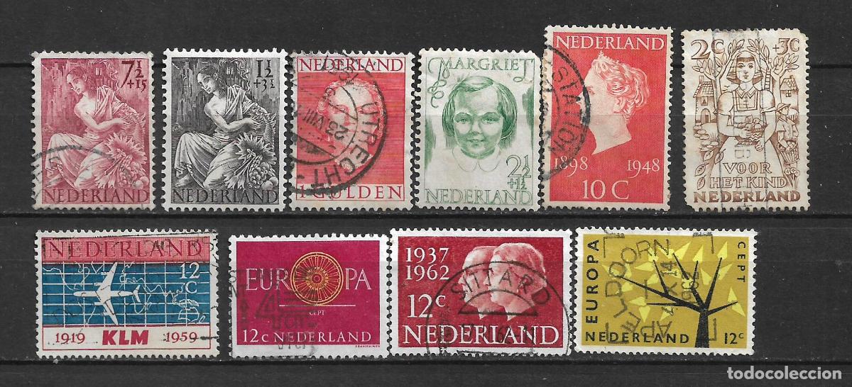 Sellos: holanda lote 10 sellos usados - 16/29