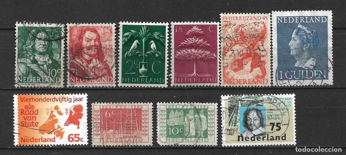 Sellos: holanda lote 10 sellos usados - 16/29