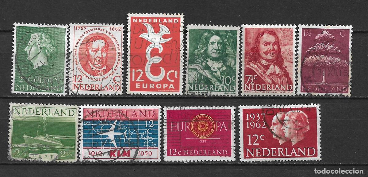 Sellos: holanda lote 10 sellos usados - 16/29