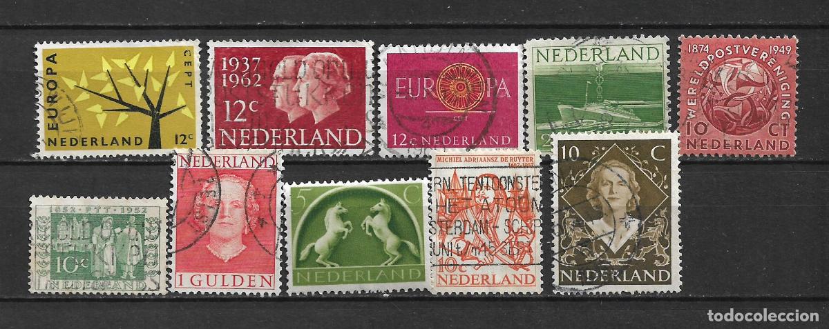 Sellos: holanda lote 10 sellos usados - 16/29