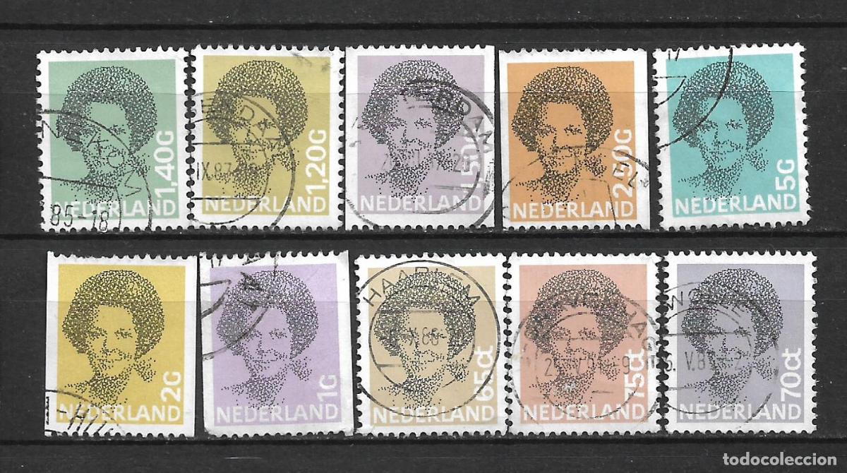 Sellos: holanda lote 10 sellos usados - 16/30
