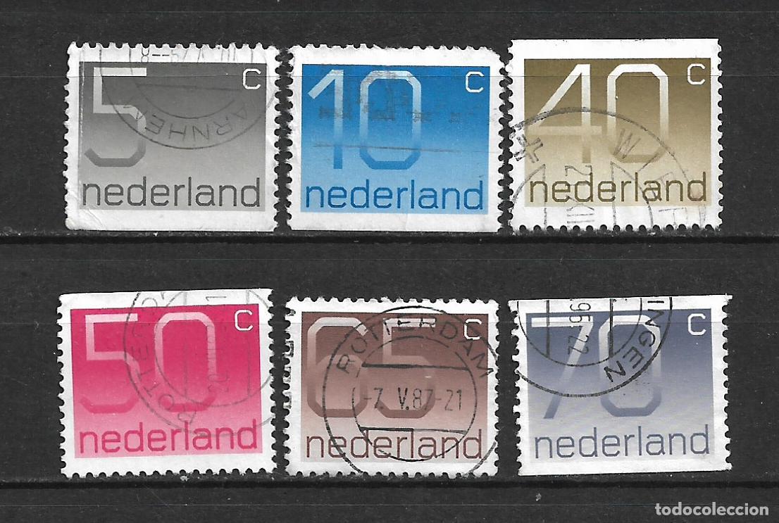 Sellos: holanda lote 6 sellos usados - 16/30