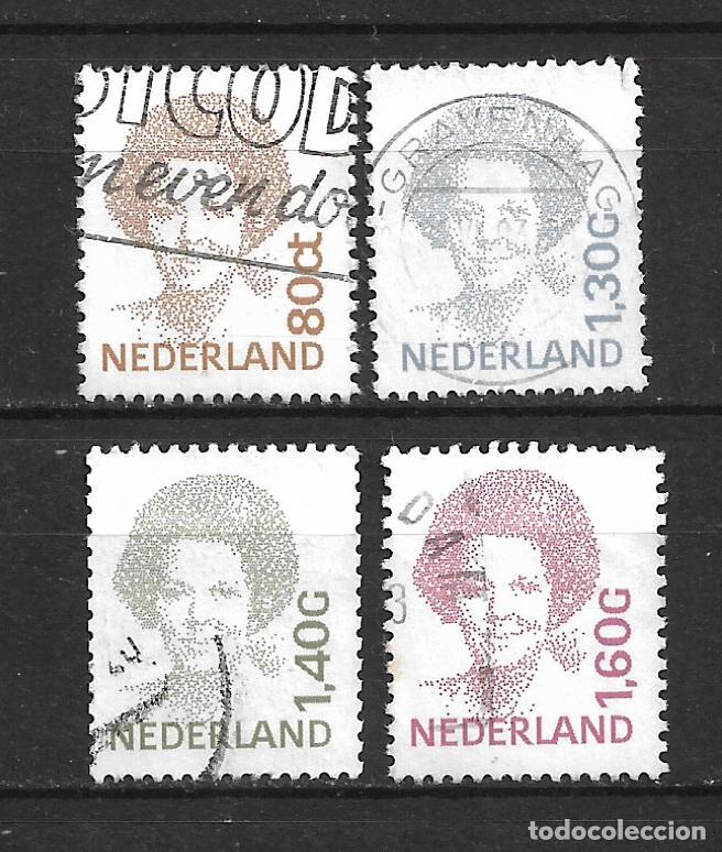 Sellos: holanda lote 4 sellos usados - 16/30
