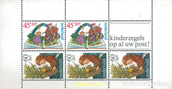 Sellos: 100953 MNH HOLANDA 1980 PRO INFANCIA. EL NI&Ntilde;O Y SUS LIBROS