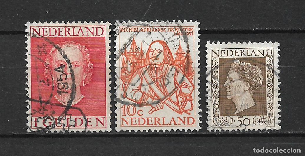 Sellos: holanda lote 3 sellos usados - 16/30