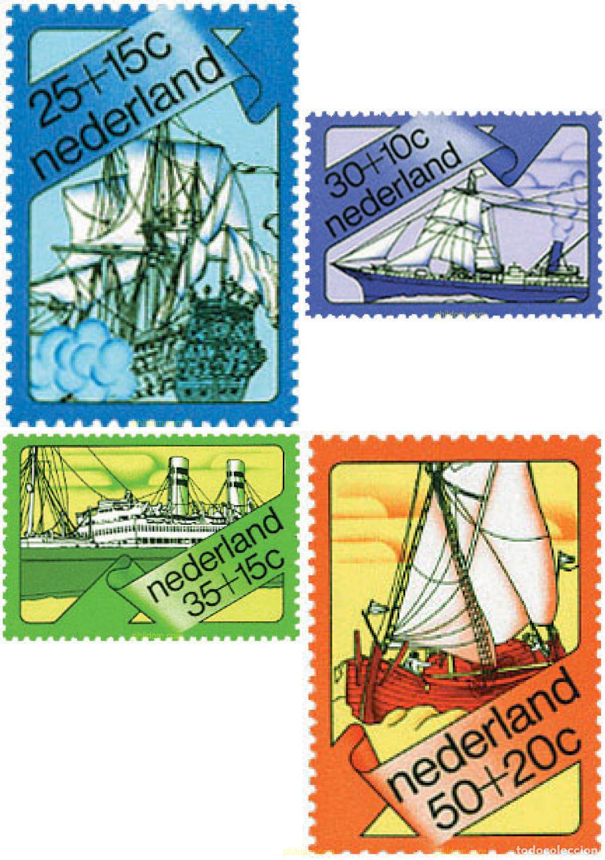 Sellos: 100840 MNH HOLANDA 1973 BARCOS