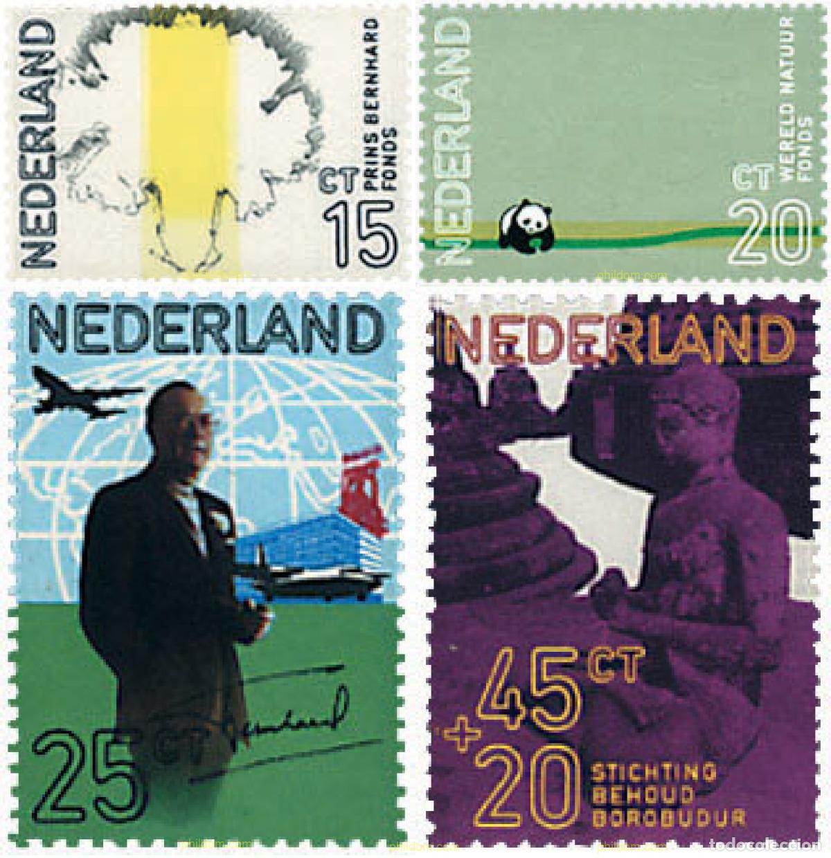 Sellos: 89489 MNH HOLANDA 1971 60 ANIVERSARIO DEL NACIMIENTO DEL PRINCIPE BERNHARD