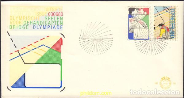 Sellos: 376788 MNH HOLANDA 1980 FUNDACION PARA EL DEPORTE DE LOS DISCAPATIZADOS