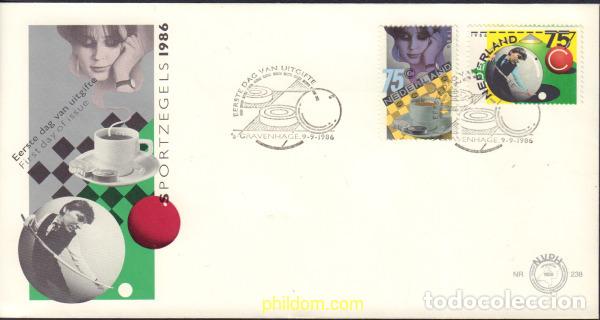 Sellos: 376790 MNH HOLANDA 1986 DEPORTES