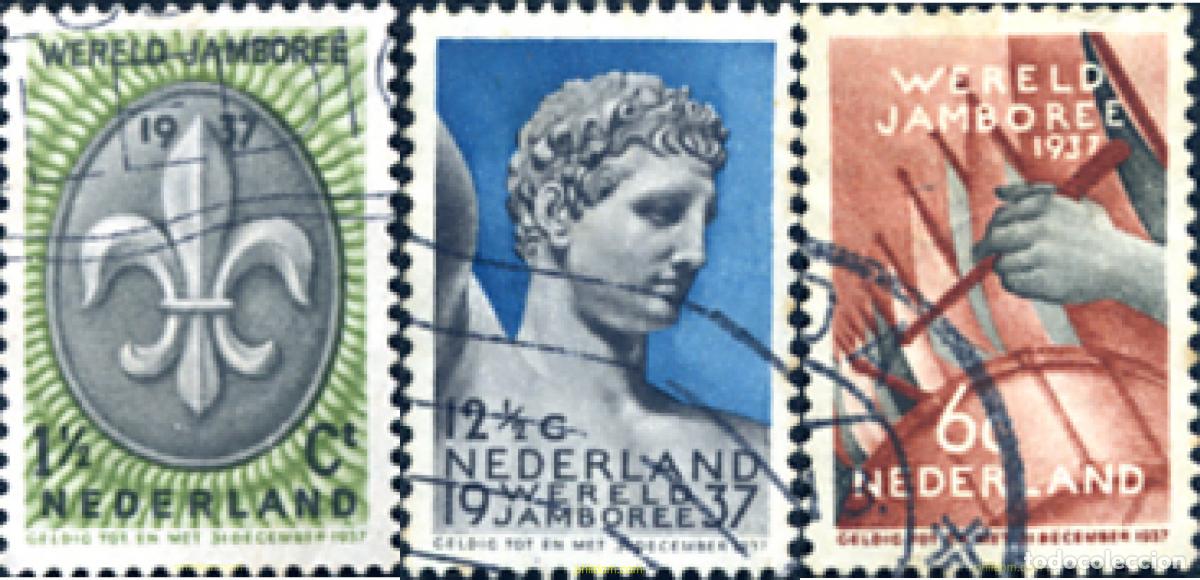 Sellos: 273499 USED HOLANDA 1937 JAMBOREE INTERNACIONAL
