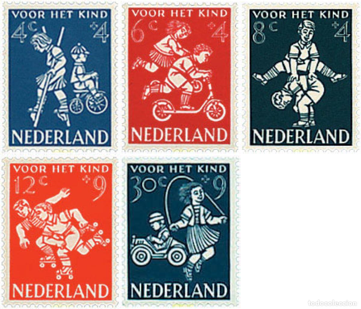 Sellos: 222800 HINGED HOLANDA 1958 PRO INFANCIA - Foto 1