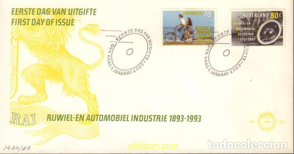Sellos: 385638 MNH HOLANDA 1993 CENTENARIO DE LA RAI