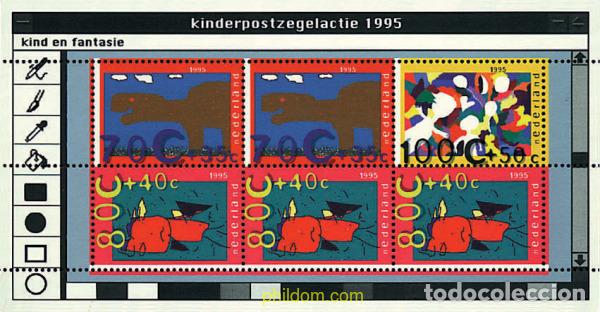 Sellos: 31300 MNH HOLANDA 1995 PRO INFANCIA. DIBUJOS INFANTILES