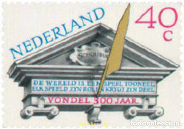 Sellos: 103119 MNH HOLANDA 1979 300 ANIVERSARIO DE LA MUERTE DE JOOST VAN DEN VODEL