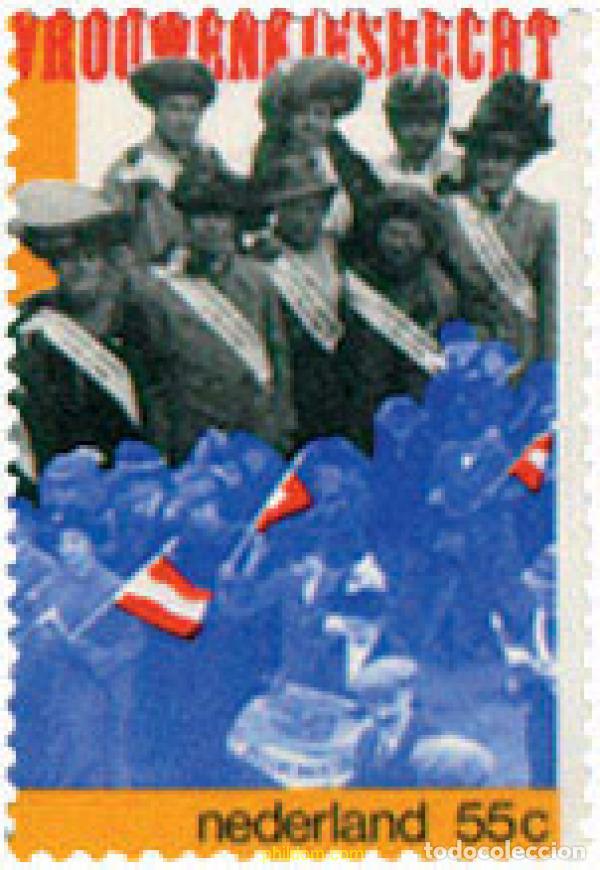 Sellos: 103117 MNH HOLANDA 1979 60 ANIVERSARIO DEL DERECHO A VOTO DE LAS MUJERES