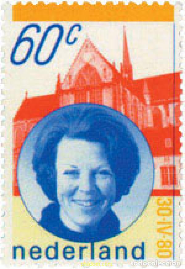 Sellos: 103134 MNH HOLANDA 1980 ENTRONIZACION DE LA REINA BEATRIZ