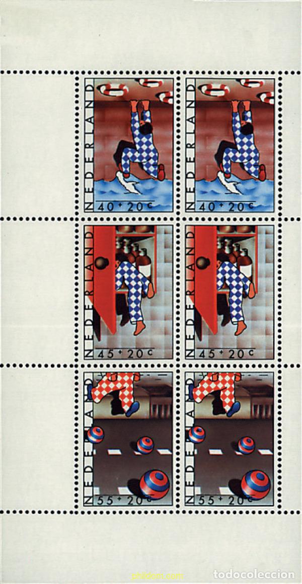 Sellos: 41734 MNH HOLANDA 1977 PRO INFANCIA