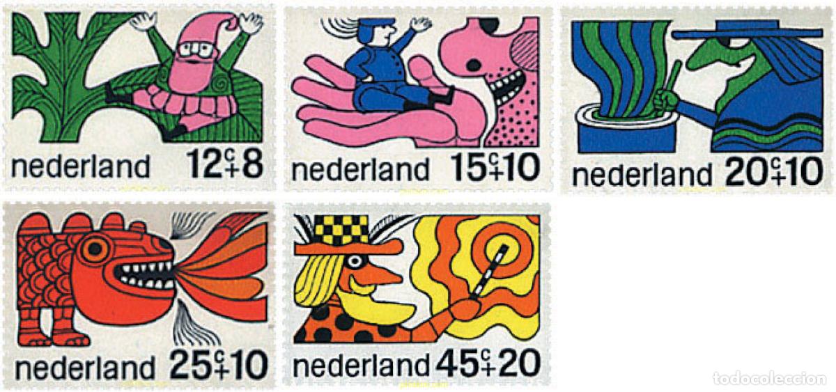 Sellos: 76873 MNH HOLANDA 1968 PRO INFANCIA