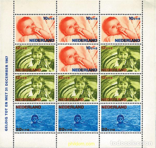 Sellos: 67862 MNH HOLANDA 1966 PRO INFANCIA - Foto 1