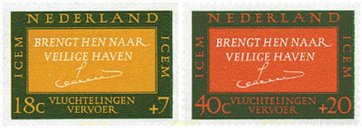 Sellos: 100800 MNH HOLANDA 1966 COMITE INTERGUBERNAMENTAL POR LAS MIGRACIONES EUROPEAS