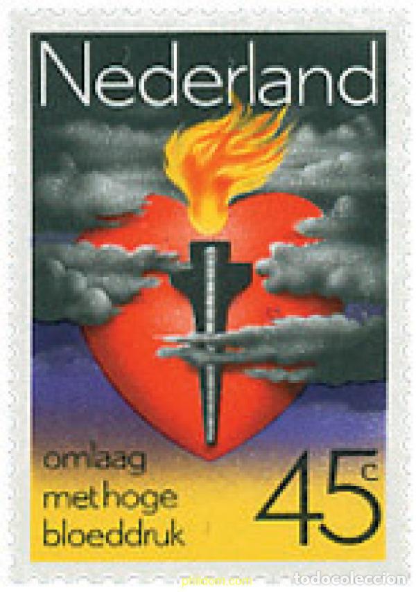 Sellos: 100856 MNH HOLANDA 1978 CAMPA&Ntilde;A DE DONACION DE ORGANOS