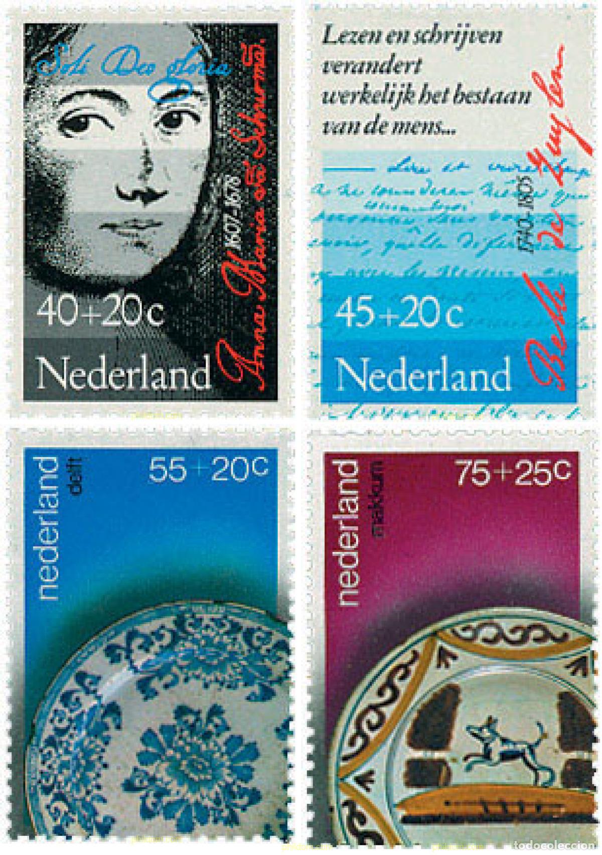 Sellos: 100854 MNH HOLANDA 1978 PRO OBRAS SOCIALES. BELLAS ARTES Y CERAMICA