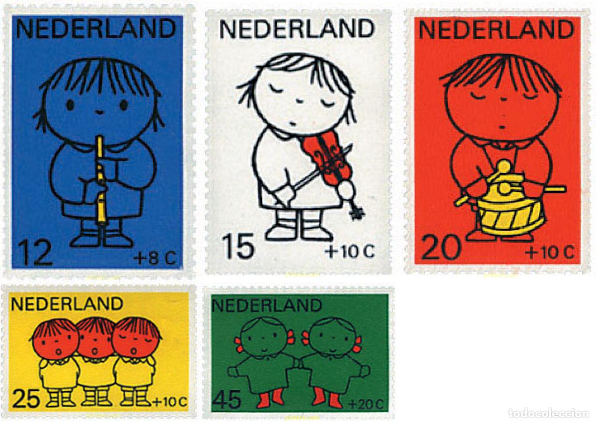 Sellos: 76874 MNH HOLANDA 1969 PRO INFANCIA