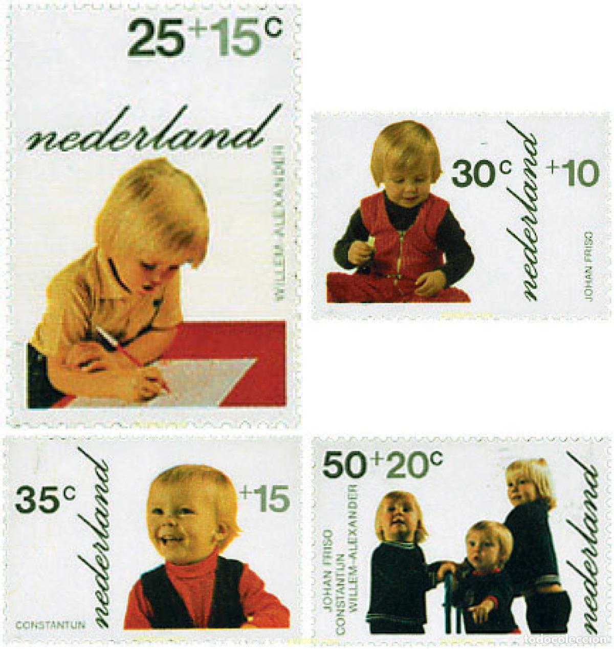 Sellos: 100838 MNH HOLANDA 1972 PRO INFANCIA