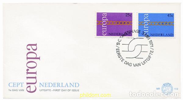 Sellos: 23642 MNH HOLANDA 1971 EUROPA CEPT. FRATERNIDAD Y COOPERACION
