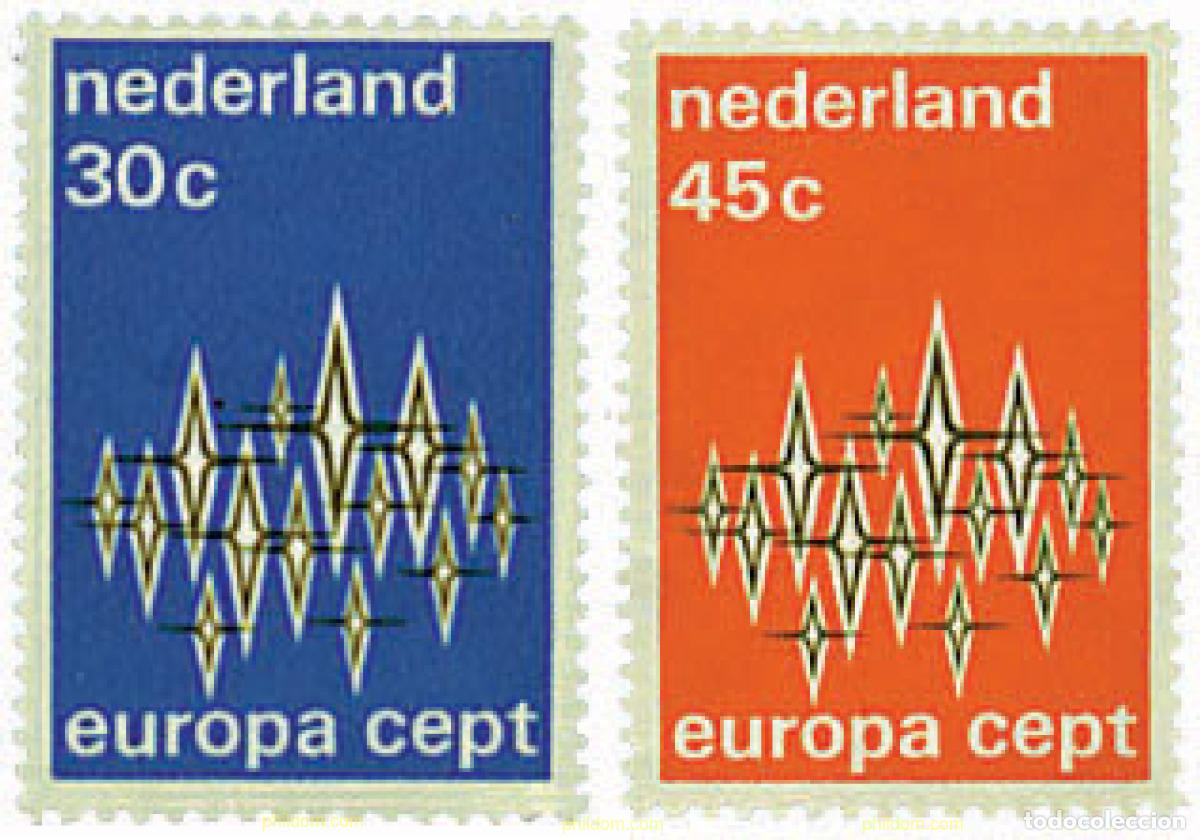 Sellos: 62221 MNH HOLANDA 1972 EUROPA CEPT. COMUNICACIONES