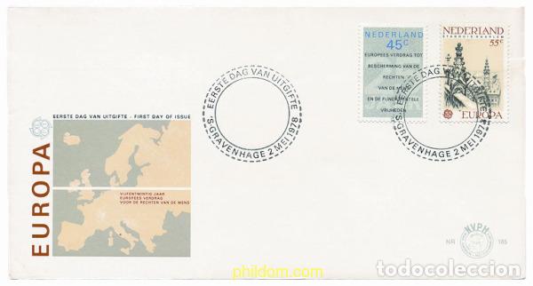 Sellos: 23813 MNH HOLANDA 1978 EUROPA CEPT. ARQUITECTURA