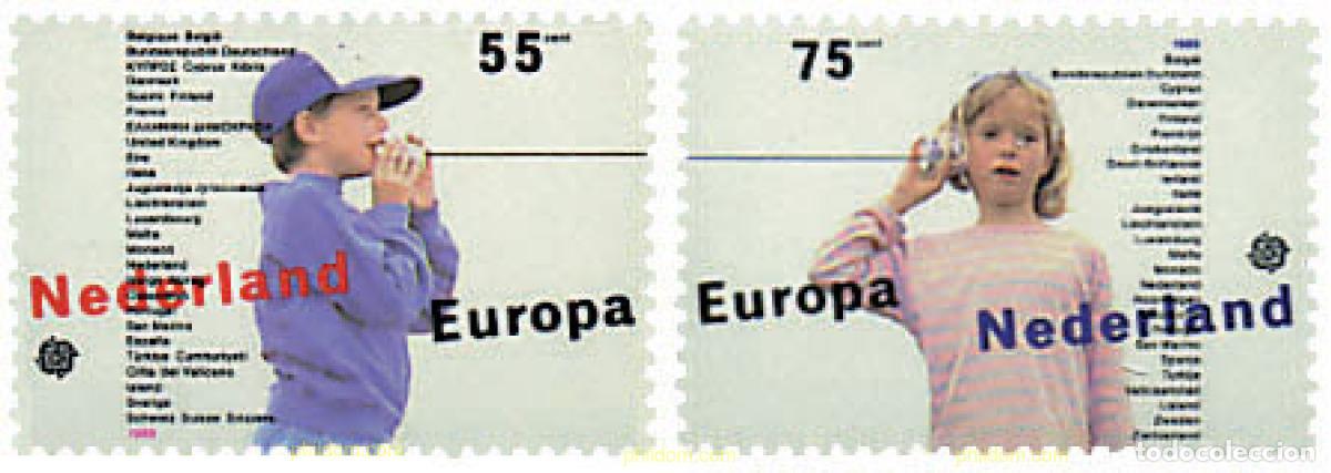 Sellos: 62743 MNH HOLANDA 1989 EUROPA CEPT. JUEGOS INFANTILES