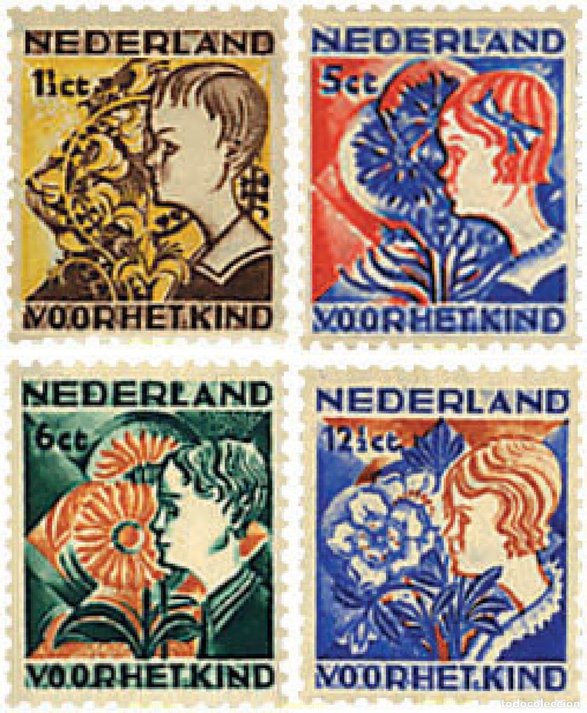 Sellos: 266379 HINGED HOLANDA 1932 PRO INFANCIA - Foto 1