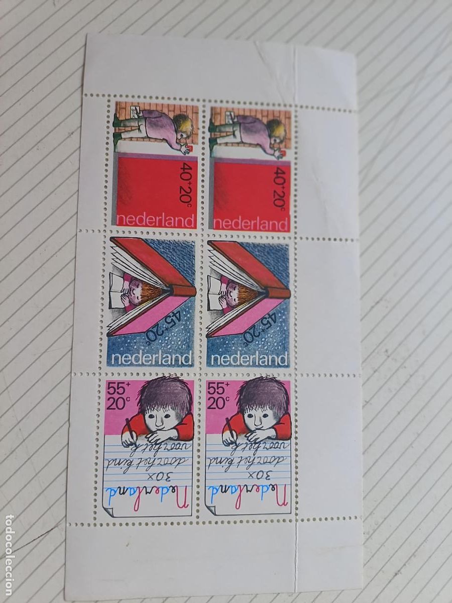 Sellos: Holanda, hojita nueva - Foto 1