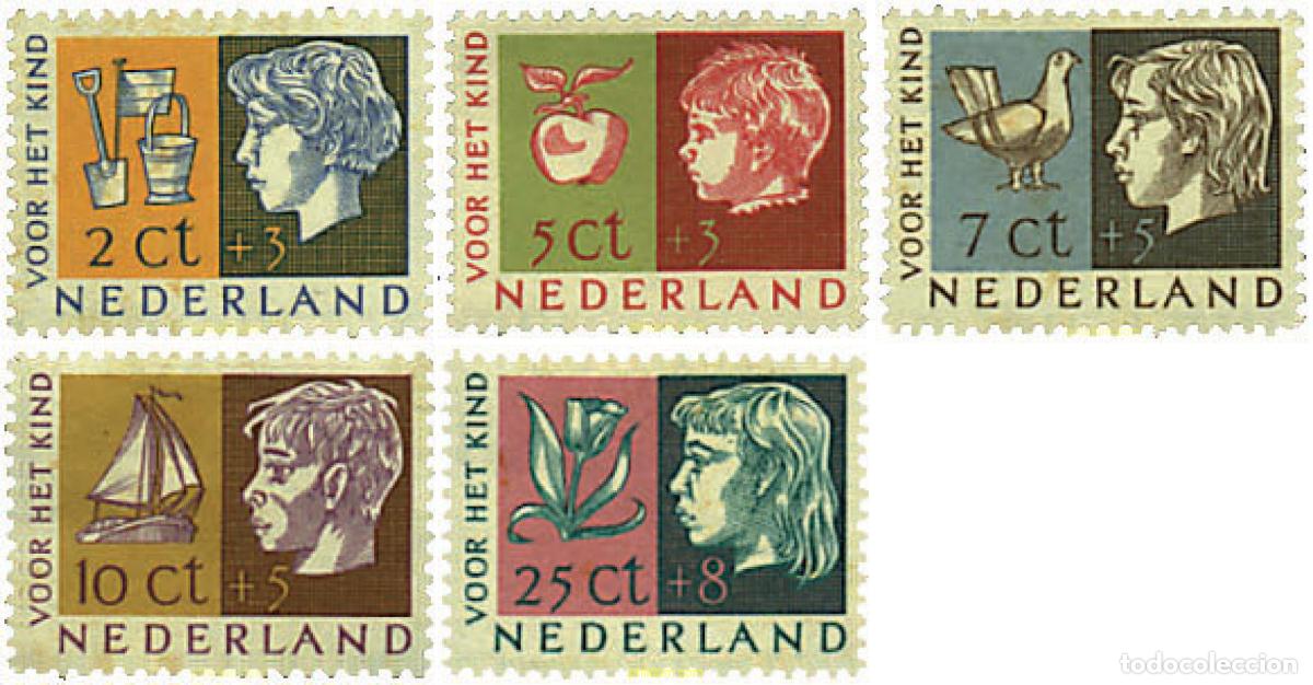 Sellos: 89400 MNH HOLANDA 1953 PRO INFANCIA