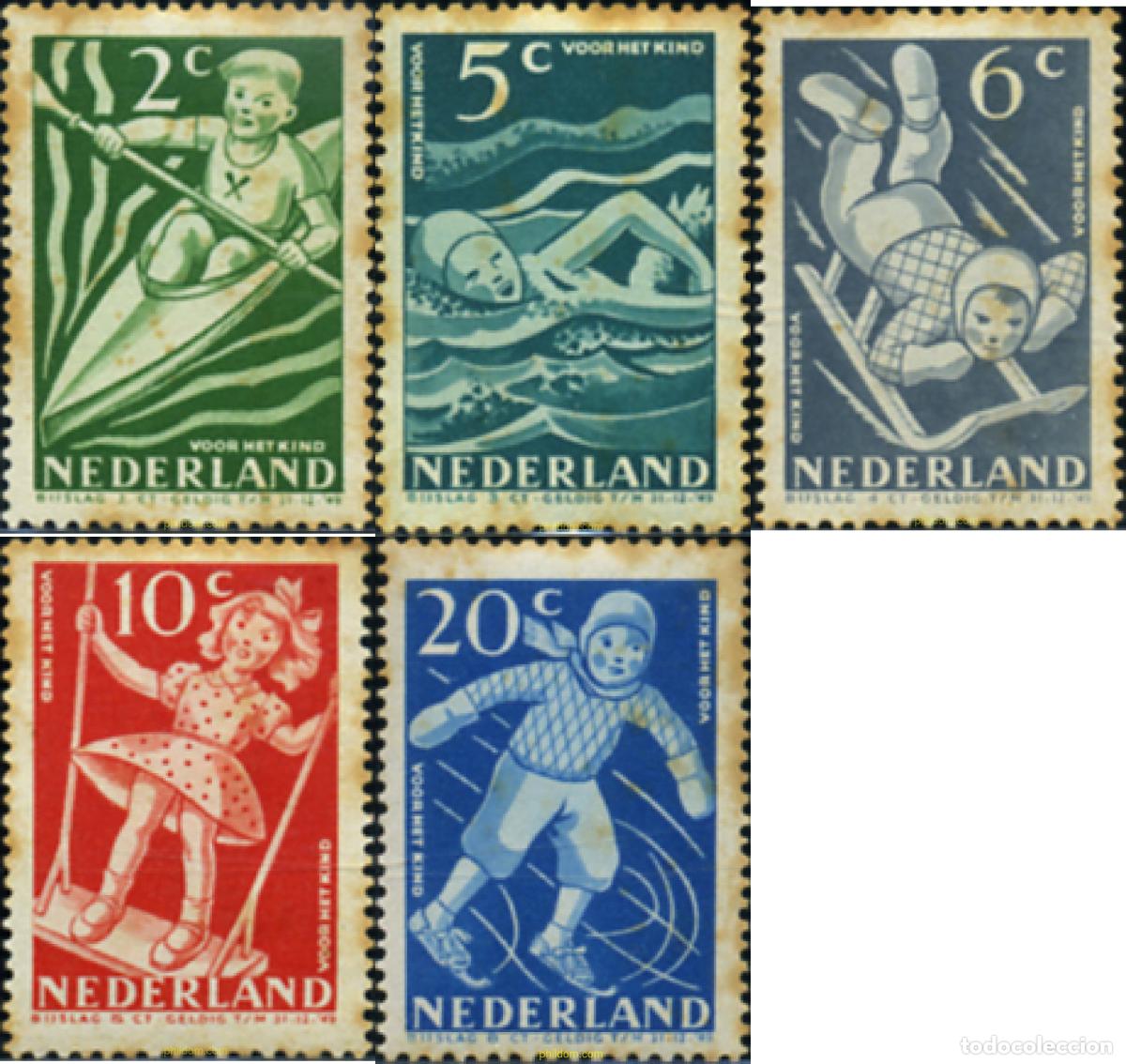 Sellos: 355718 HINGED HOLANDA 1948 PRO INFANCIA - Foto 1