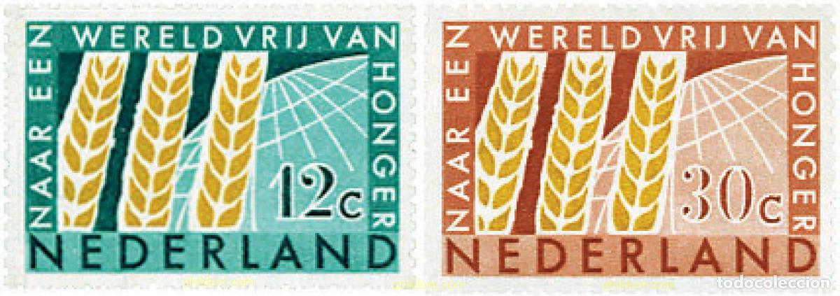 Francobolli: 100789 MNH HOLANDA 1963 CAMPA&Ntilde;A MUNDIAL CONTRA EL HAMBRE