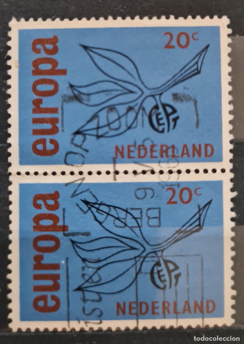 Timbres: Sellos usados de Paises Bajos 1965: Europa