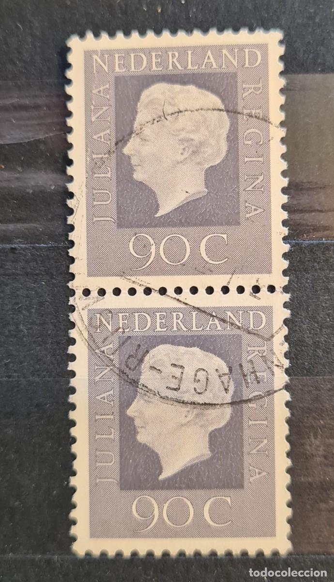 Sellos: Sellos usados de Paises Bajos 1975: reina Juliana