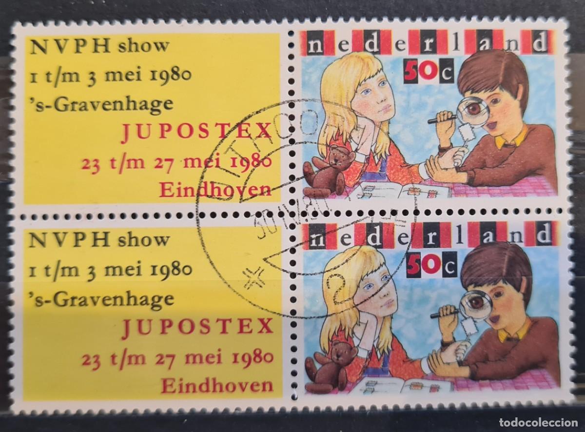 Selos: Sellos usados de Paises Bajos 1980: &rdquo;Jupostex&rdquo;, VI Exposici&oacute;n filat&eacute;lica internacional de j&oacute;venes