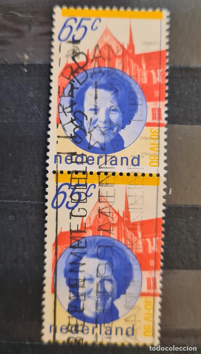 Timbres: Sellos usados de Paises Bajos 1981: Entronizaci&oacute;n Solemne de S.M. la reina Beatriz el 30 de abril