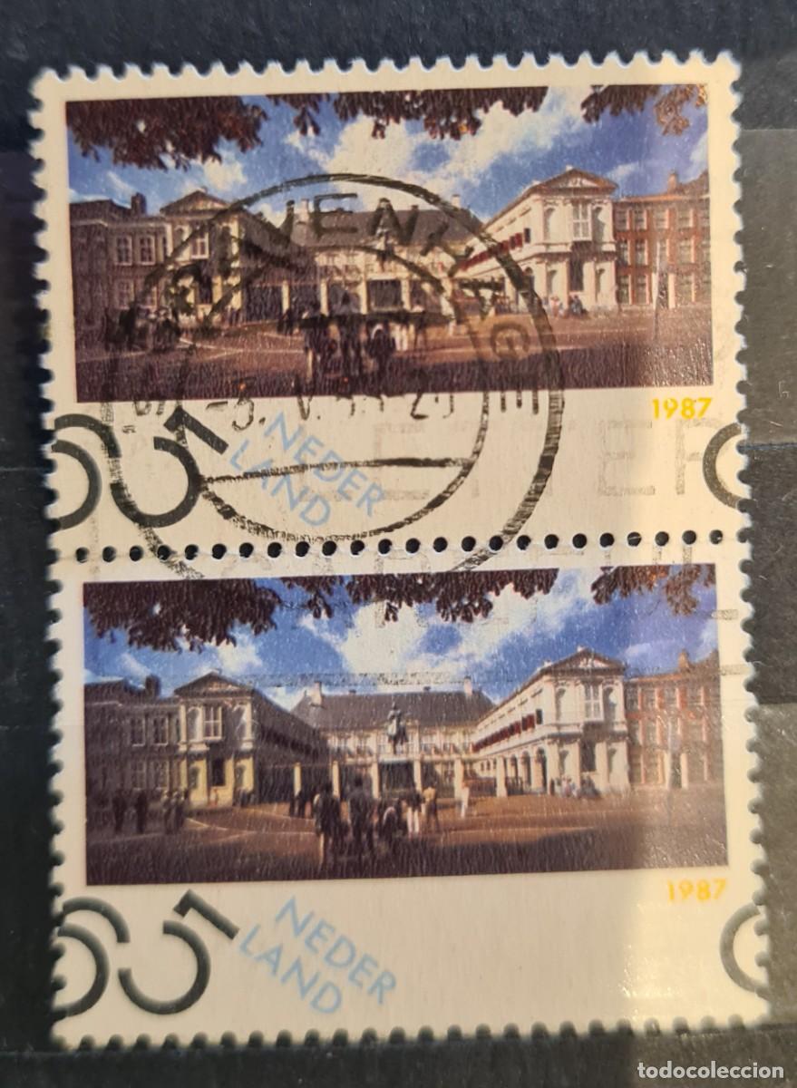 Sellos: Sellos usados de Paises Bajos 1987: Palacio de Noordeinde