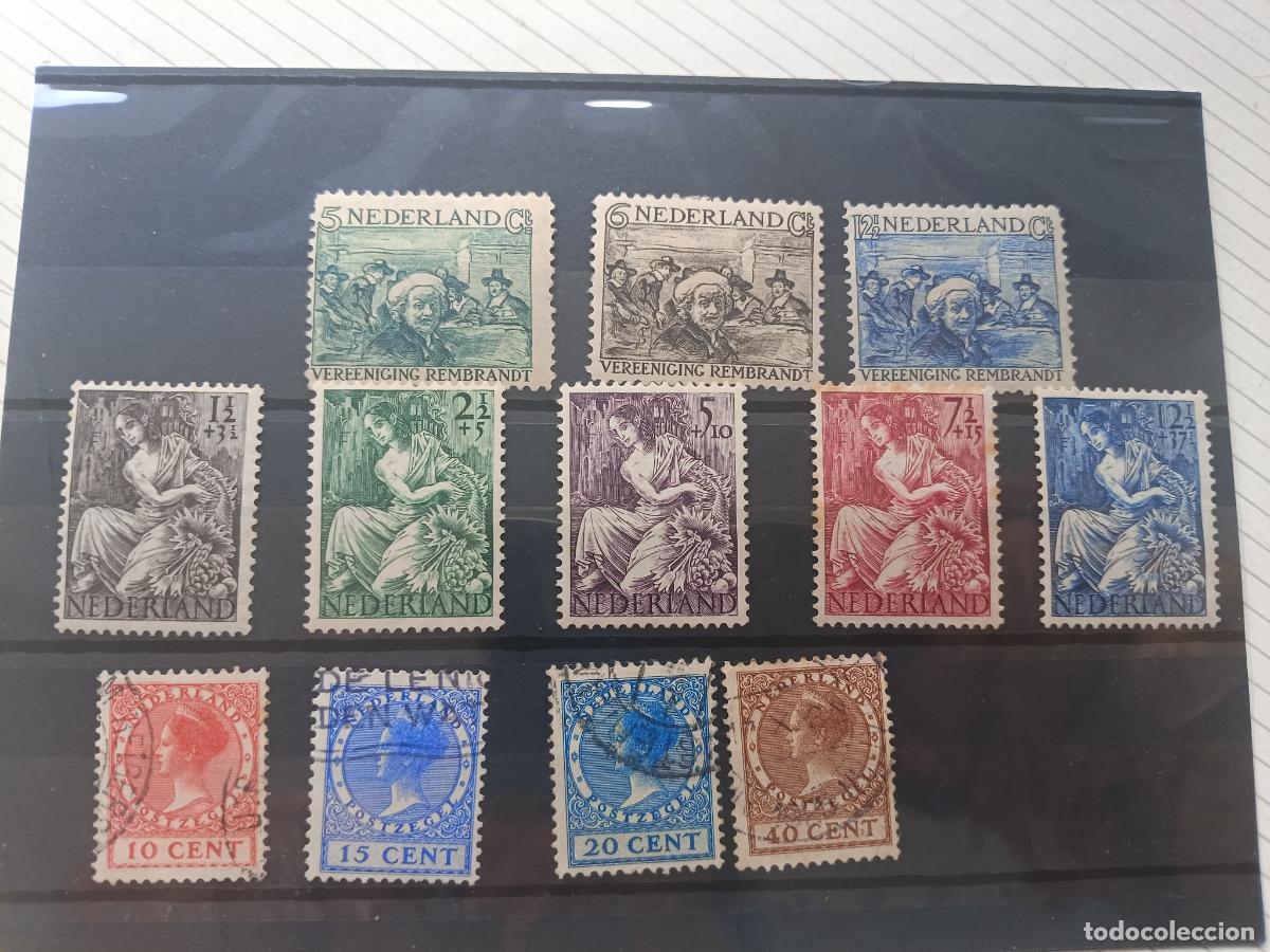 Stamps: Holanda. Lote de sellos antiguos