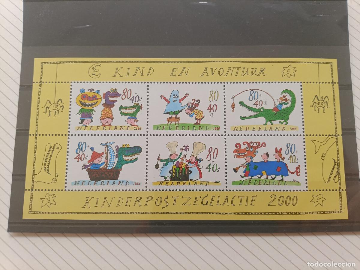 Stamps: Holanda. Kinderpost 2000. Hojita nueva