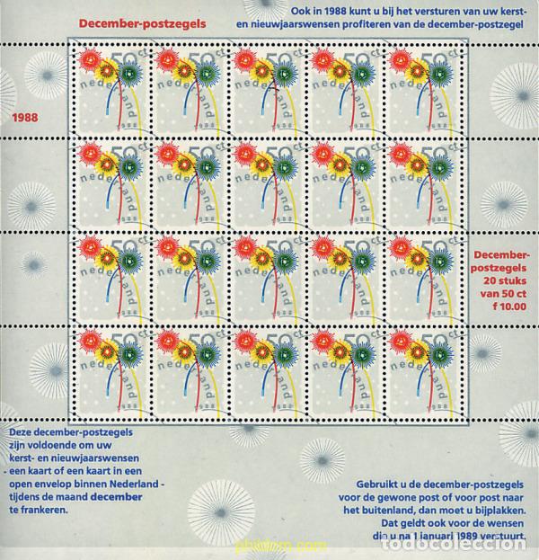 Briefmarken: 10886 MNH HOLANDA 1988 SELLOS PARA EL CORREO DE NAVIDAD