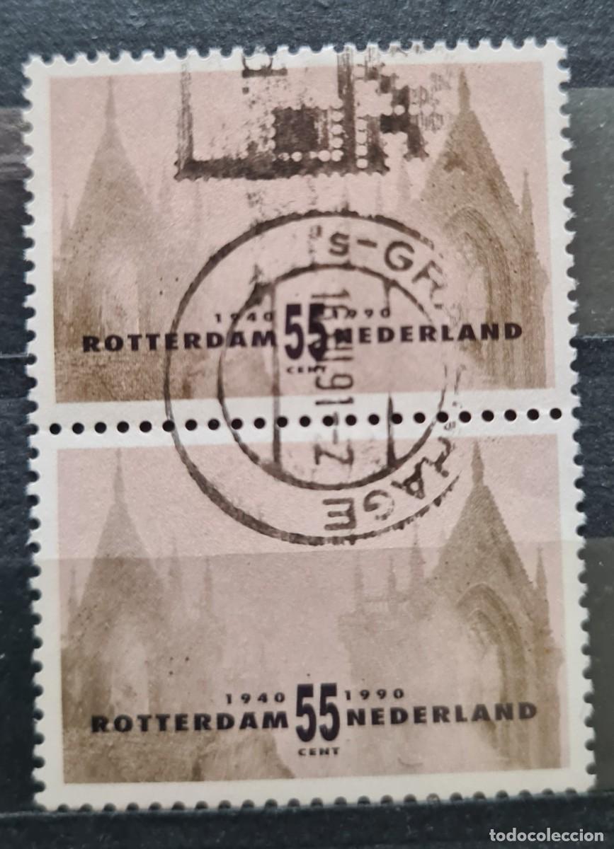 Sellos: Sellos usados de Pa&iacute;ses Bajos 1990: Rotterdam