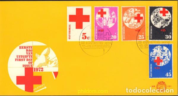 Selos: 416307 MNH HOLANDA 1972 PRO CRUZ ROJA