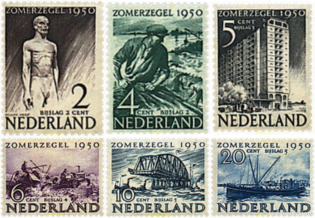 Francobolli: 323878 HINGED HOLANDA 1950 PRO BENEFICENCIA