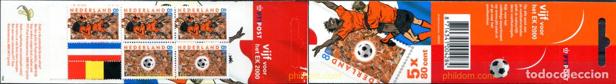 Sellos: 323961 MNH HOLANDA 2000 EURO 2000. COPA DE EUROPA DE FUTBOL