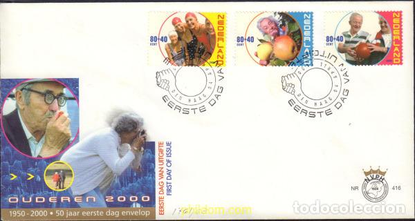 Sellos: 418203 MNH HOLANDA 2000 PRO OBRAS SOCIALES. LA TERCERA EDAD